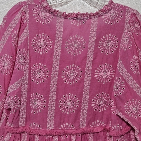 Umgee embroidered babydoll style size medium boho style - Picture 11 of 13